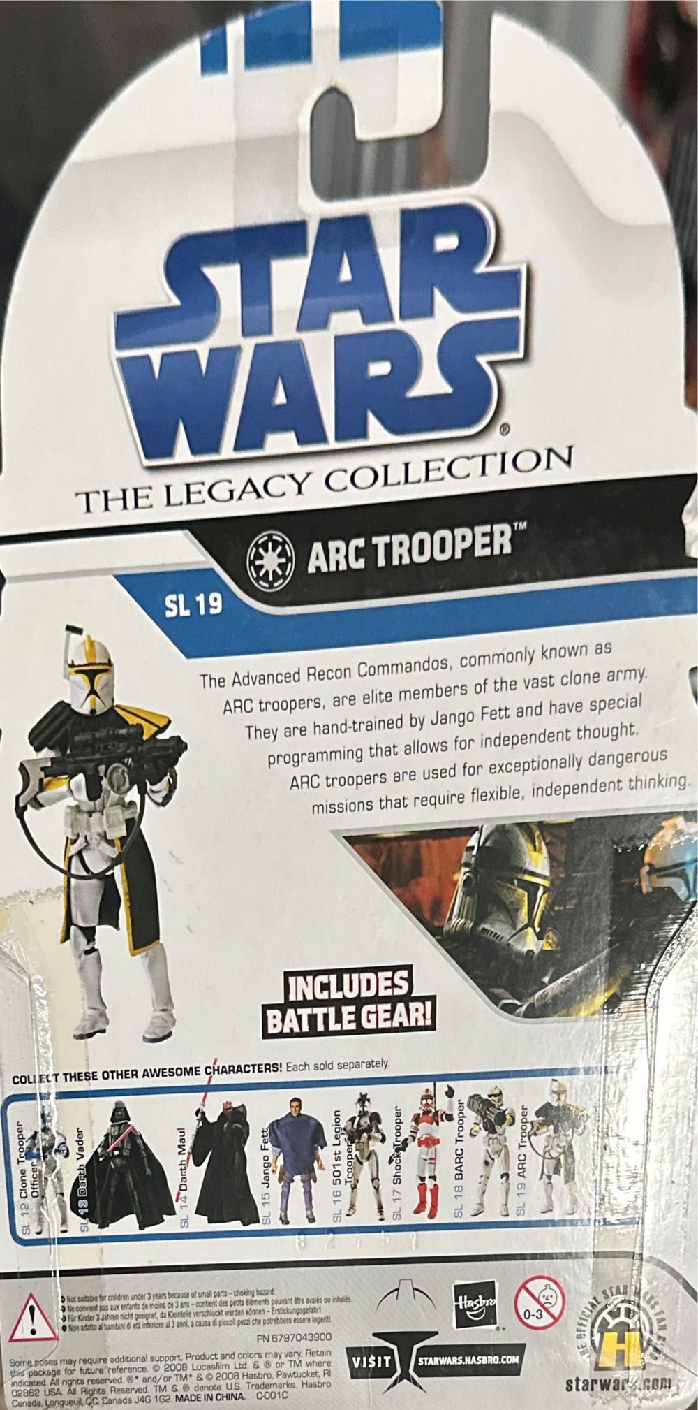 Star Wars - Saga Legends - Legacy Collection - ARC Trooper - SL19 - Hasbro (The Legacy Collection) action figure collectible [Barcode 653569359883] - Main Image 2