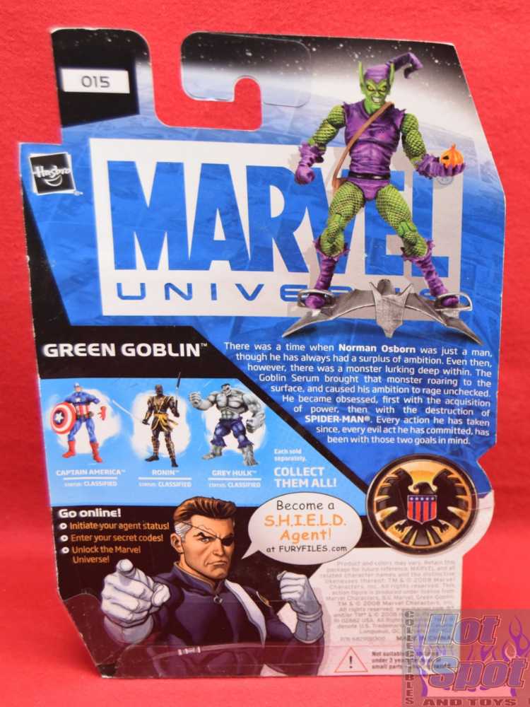 Green Goblin - Hasbro (Marvel Universe) action figure collectible [Barcode 653569360001] - Main Image 4