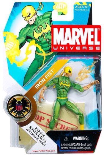 Iron Fist - Hasbro (Marvel Universe) action figure collectible [Barcode 653569360032] - Main Image 2