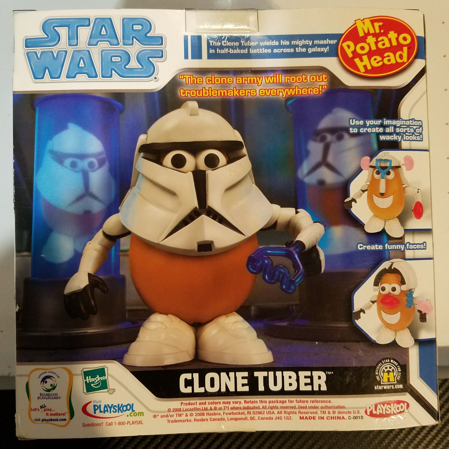Star Wars Clone Tuber - Playschool / Hasbro action figure collectible [Barcode 653569360513] - Main Image 2