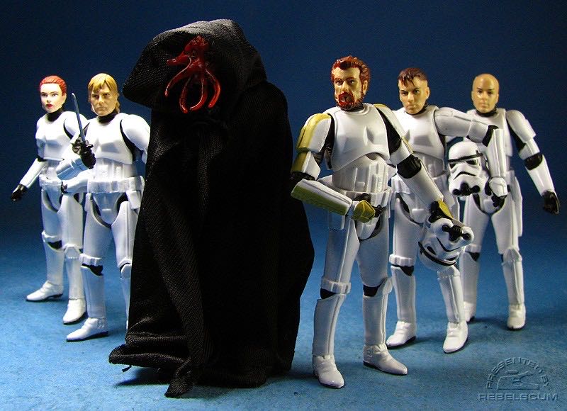 Joker Squad 6-Pack (Lord Maleval, Sergant Harkas, Anson Trask, Jes Gistang, Hondo Karr & Vax Potorr) - Hasbro (Star Wars: Expanded Universe) action figure collectible [Barcode 653569361572] - Main Image 3