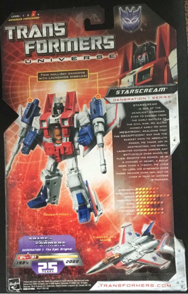Starscream (Universe) - Hasbro (Universe 2.0) action figure collectible [Barcode 653569363309] - Main Image 2