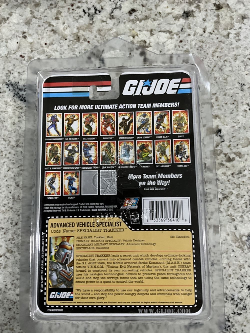 Matt Trakker - Hasbro (G.I. Joe) action figure collectible [Barcode 653569364108] - Main Image 4