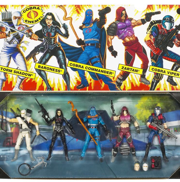 G.I. Joe: Cobra Figures Set - Hasbro (G.I. Joe Collectors Club) action figure collectible [Barcode 653569364481] - Main Image 2