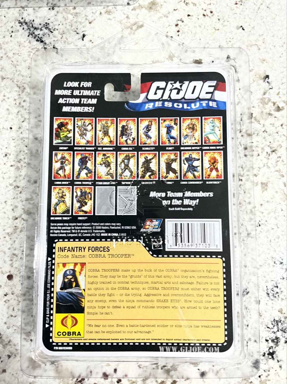 Cobra Trooper V13 (Resolute) - Hasbro (Resolute) action figure collectible [Barcode 653569371038] - Main Image 3