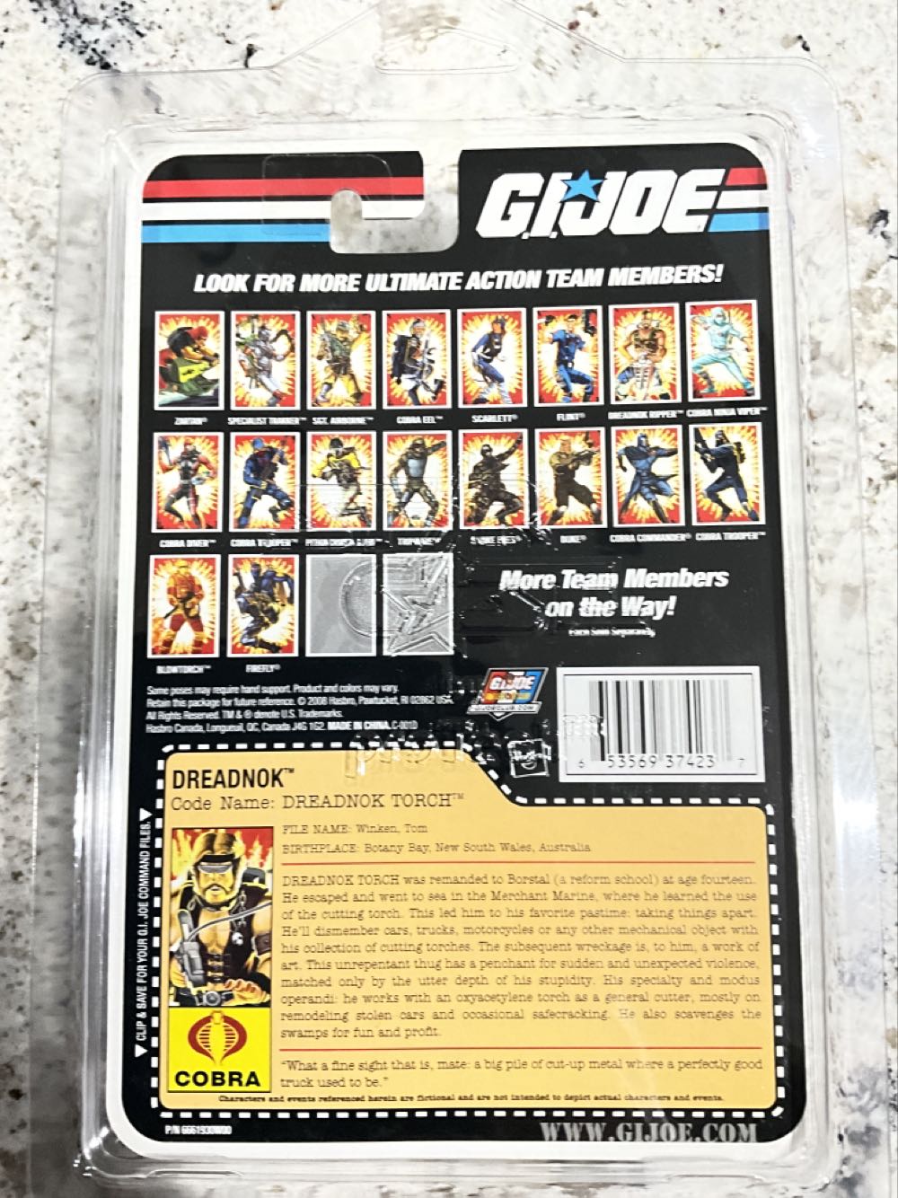 Torch - Hasbro (G.I. Joe: 25th Anniversary) action figure collectible [Barcode 653569374237] - Main Image 4