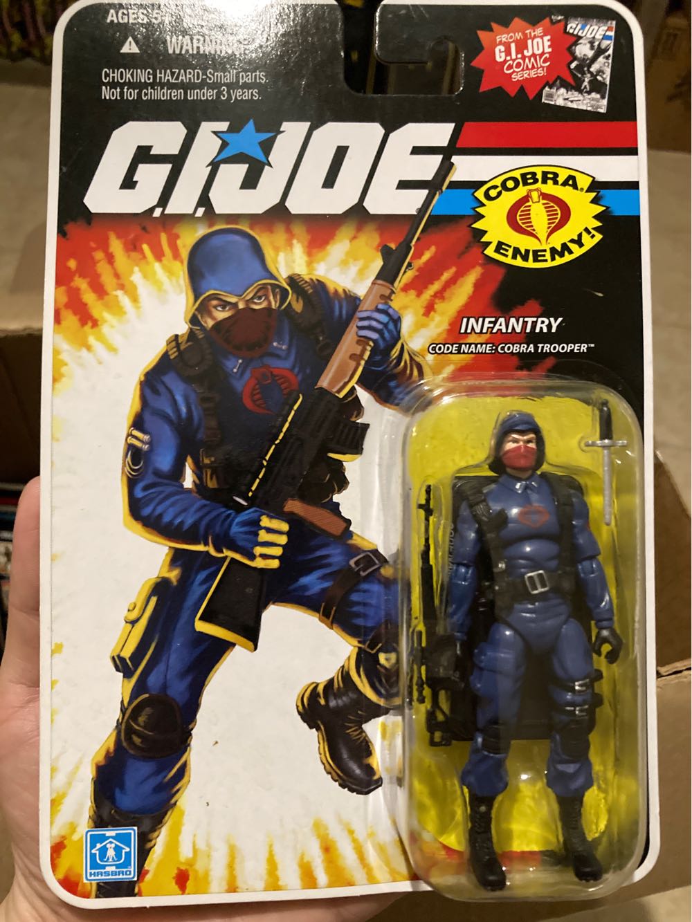 Cobra Infantry Trooper - Hasbro (G.I. Joe: 25th Anniversary) action figure collectible [Barcode 653569374299] - Main Image 3
