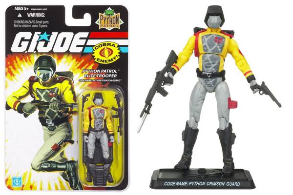 G.I. Joe 25th - Crimson Guard (Python Patrol) - Hasbro (G.I. Joe 3 3/4” 25th Anniversary) action figure collectible [Barcode 653569374305] - Main Image 2