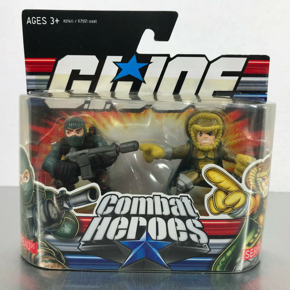 Beachhead & Serpentor - Hasbro (G.I. Joe: Combat Heroes) action figure collectible [Barcode 653569374558] - Main Image 2