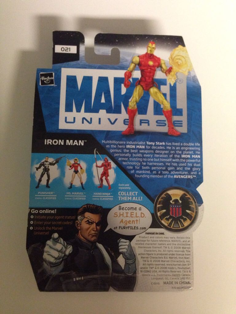 Iron man (Classic) - Hasbro (Marvel Universe) action figure collectible [Barcode 653569375333] - Main Image 2