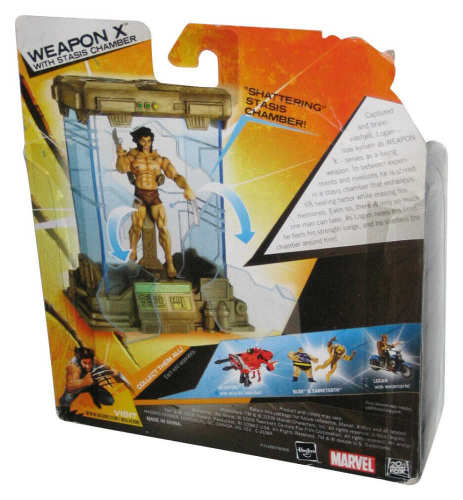 Wolverine Origins - Deluxe Weapon X - Hasbro (X-Men Origins: Wolverine) action figure collectible [Barcode 653569375760] - Main Image 3