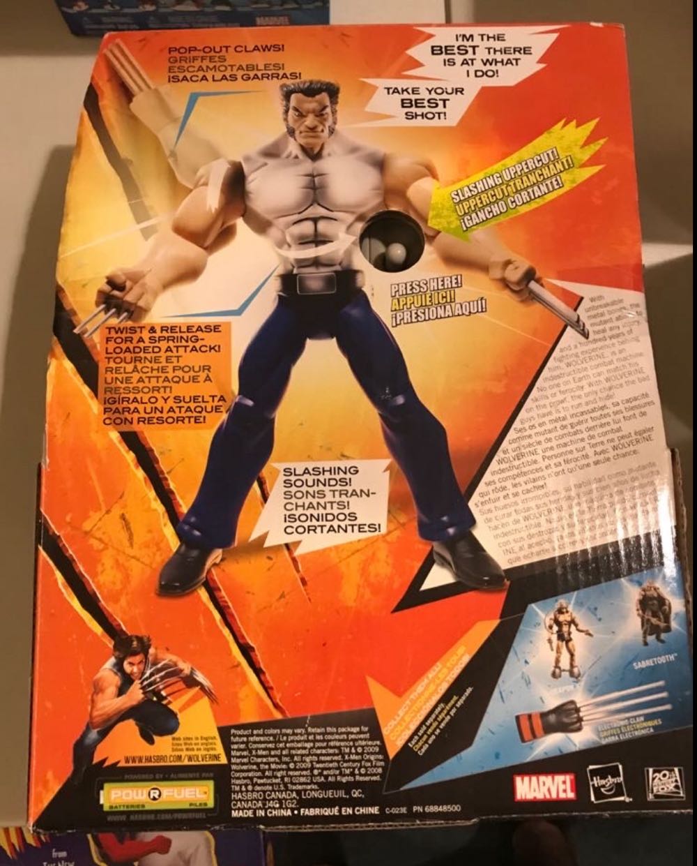 *sell* Wolverine - Hasbro (Marvel (X-men)) action figure collectible [Barcode 653569380399] - Main Image 4