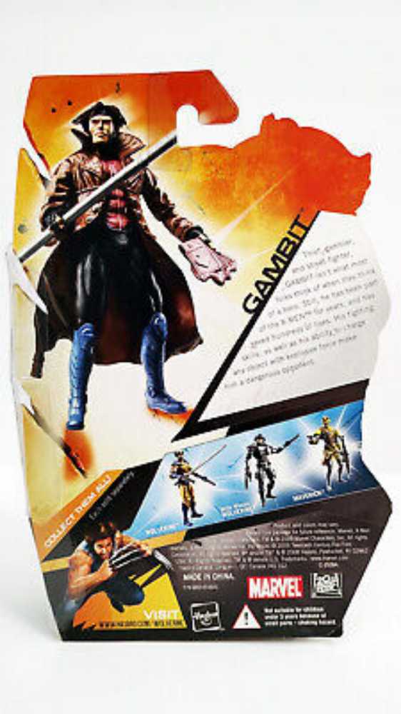 Gambit - Hasbro (X-Men Origins: Wolverine) action figure collectible [Barcode 653569380818] - Main Image 2