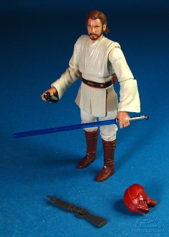 Obi-Wan Kenobi - Hasbro (Star Wars: Legacy: Droid Factory: 3”) action figure collectible [Barcode 653569382102] - Main Image 3