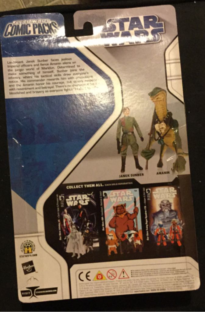 Janek Sunber & Amanin - Hasbro (Star Wars: Expanded Universe) action figure collectible [Barcode 653569384250] - Main Image 2