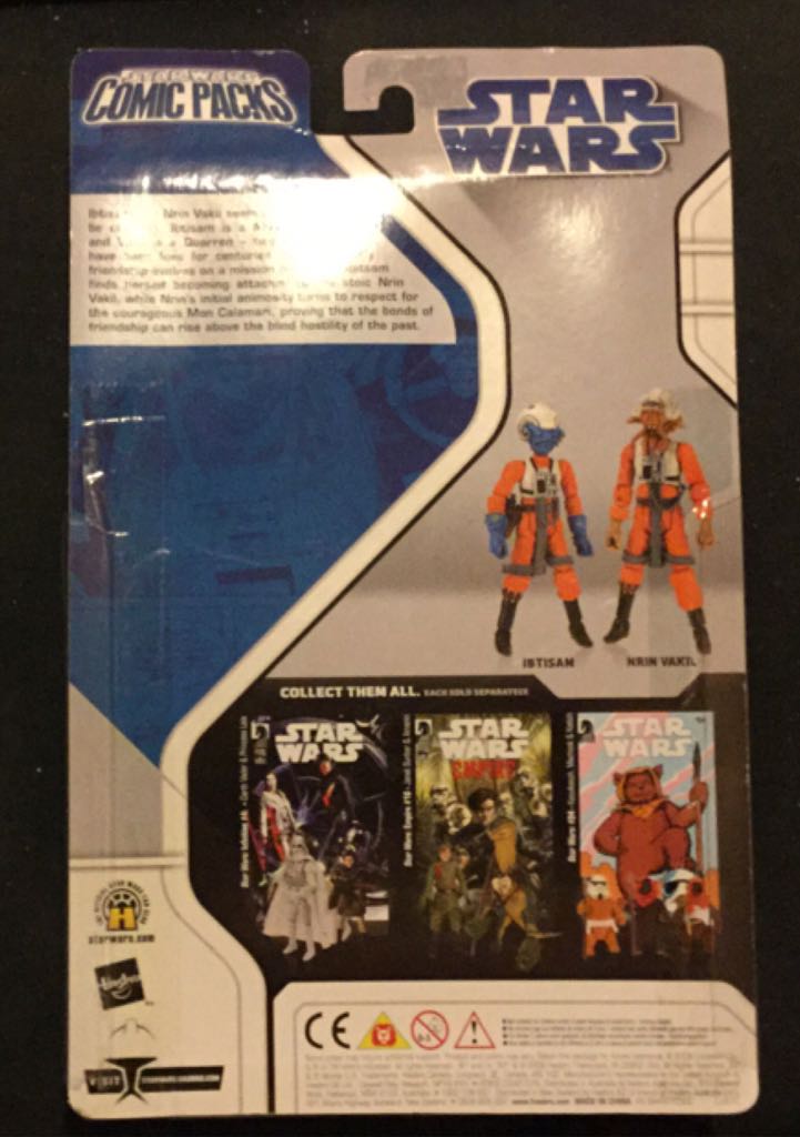 Comic Pack: Ibtisam & Nrin Vakil - Hasbro (Star Wars: Expanded Universe) action figure collectible [Barcode 653569384274] - Main Image 2