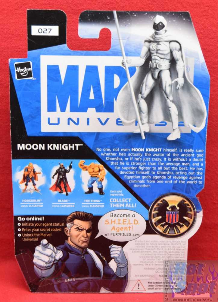 Moon Knight - Hasbro (Marvel Universe) action figure collectible [Barcode 653569384885] - Main Image 3