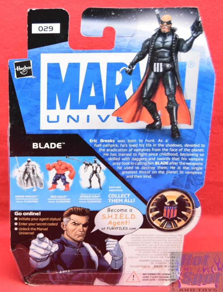 Blade - Hasbro (Marvel Universe) action figure collectible [Barcode 653569384908] - Main Image 3