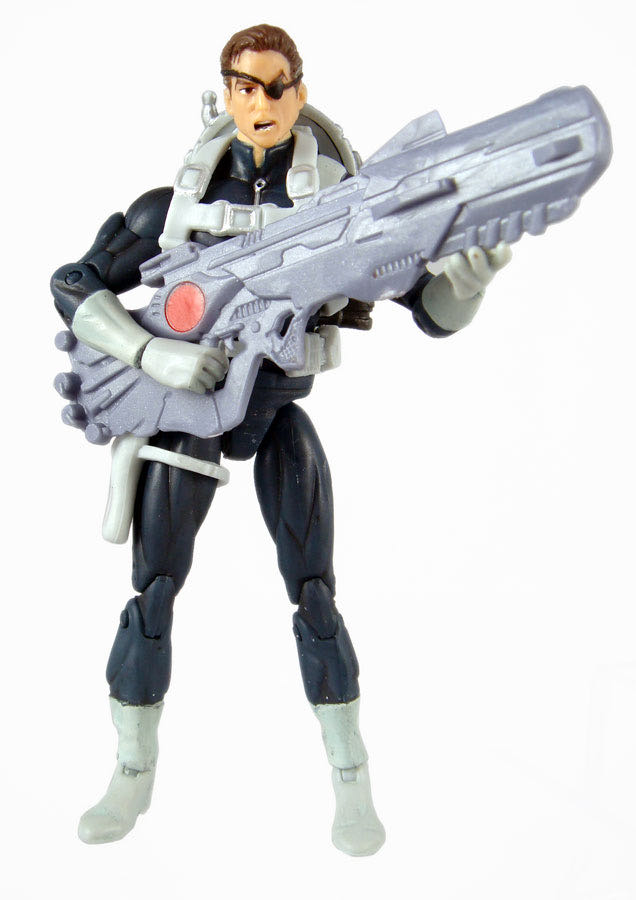 Marvel-Nick Fury - Hasbro (Marvel-Marvel Universe 3.75”) action figure collectible [Barcode 653569393276] - Main Image 2