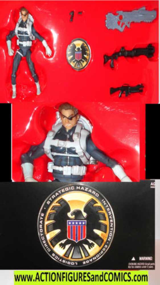 Marvel-Nick Fury - Hasbro (Marvel-Marvel Universe 3.75”) action figure collectible [Barcode 653569393276] - Main Image 4