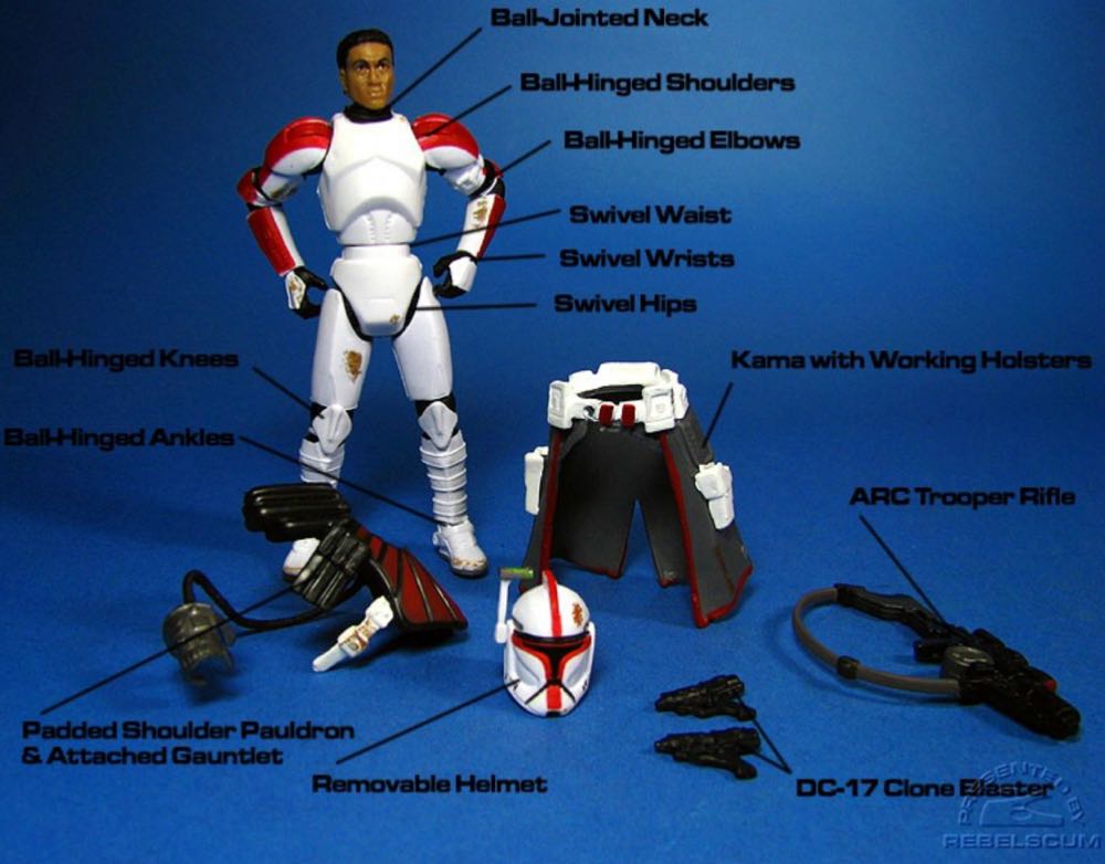 ARC Trooper Commander - Hasbro (The Legacy Collection) action figure collectible [Barcode 653569393832] - Main Image 3