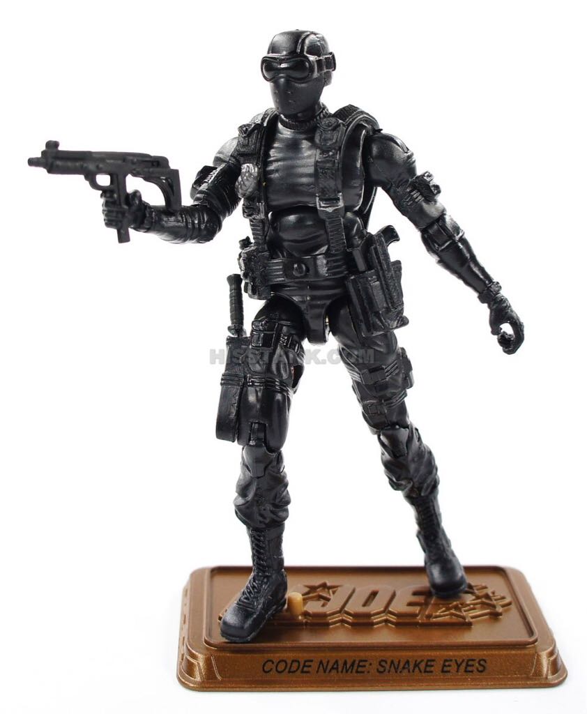 Snake Eyes (Commando) - Hasbro (G.I. Joe: 25th Anniversary) action figure collectible [Barcode 653569395331] - Main Image 2
