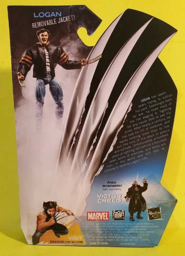 Logan - Hasbro (X-men Origins: Wolverine Premium Series) action figure collectible [Barcode 653569395355] - Main Image 2