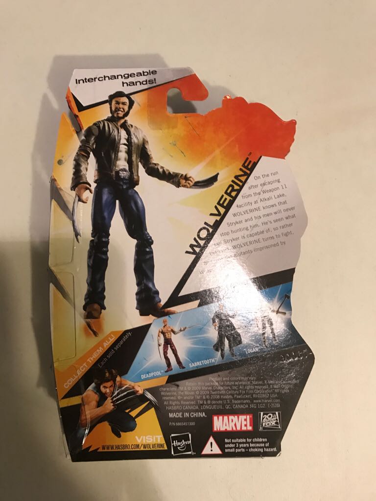 Wolverine  (X-Men Origins: Wolverine) action figure collectible [Barcode 653569397830] - Main Image 2