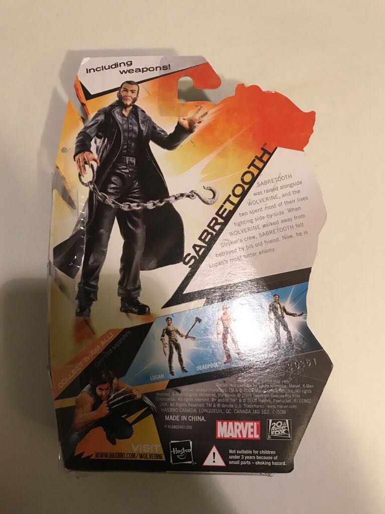 Sabretooth - Hasbro (X-Men Origins: Wolverine) action figure collectible [Barcode 653569397847] - Main Image 2