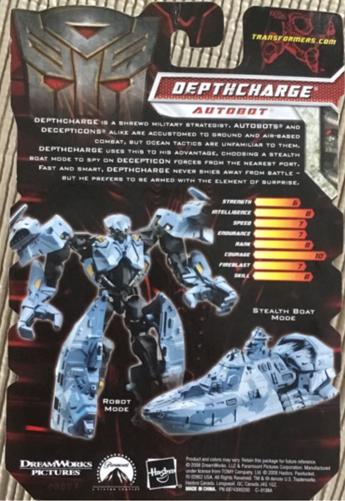 Hasbro TransformersDEPTH CHARGE Action Figure - Hasbro (Transformers Scout Class) action figure collectible [Barcode 653569400776] - Main Image 2