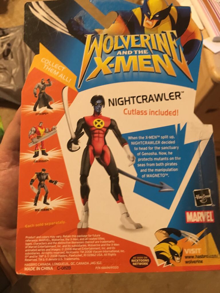 *sell* Nightcrawler - Hasbro (Marvel (X-Men - Wolverine and the X-Men)) action figure collectible [Barcode 653569400936] - Main Image 2