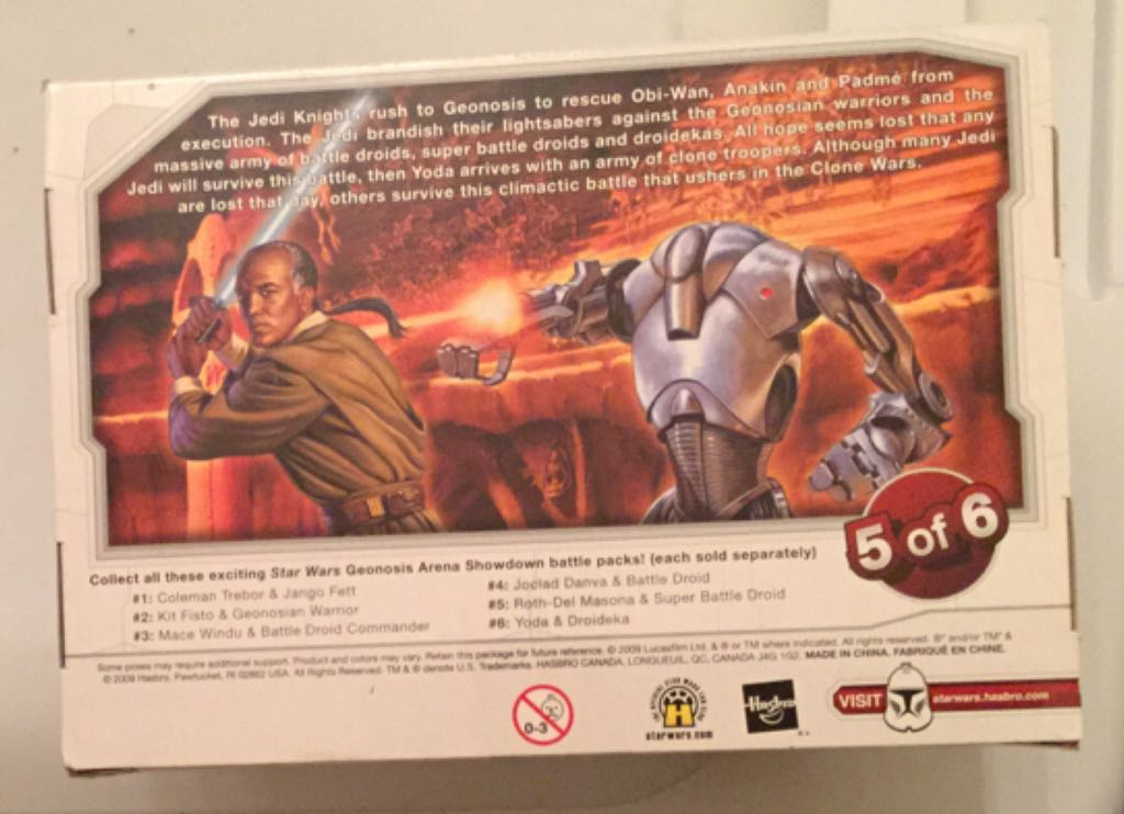 Roth-Del Masona (loose W/out Super Battle Droid) - Hasbro (Star Wars) action figure collectible [Barcode 653569401513] - Main Image 2