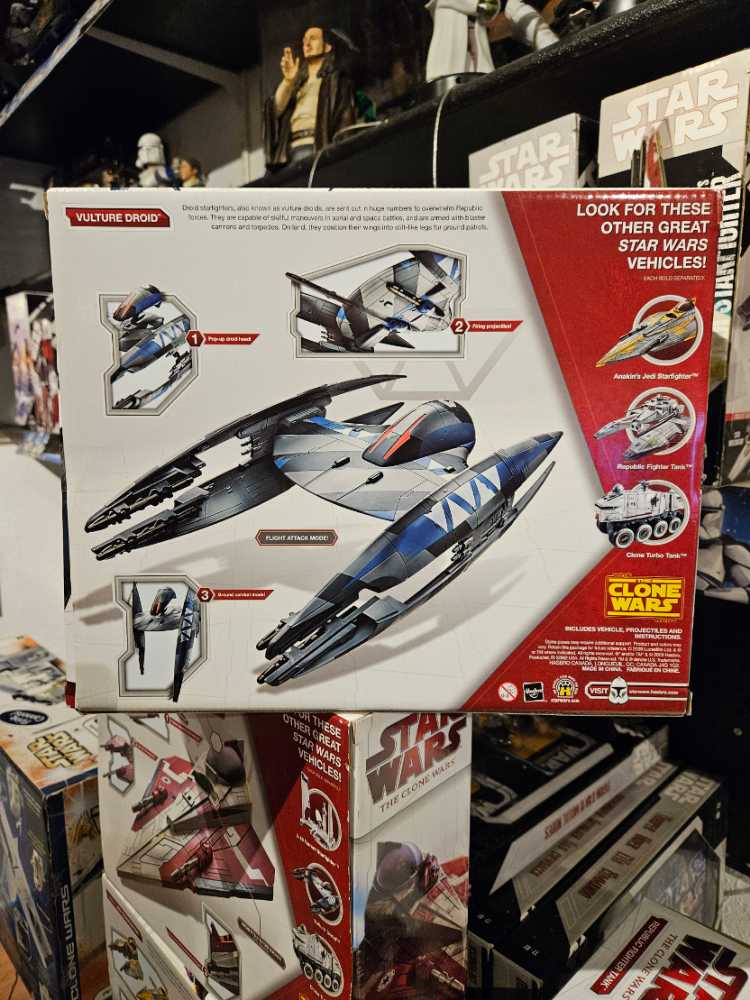 Vehicles Vulture Droid - Hasbro (2008-2013 The Clone Wars) action figure collectible [Barcode 653569402411] - Main Image 3