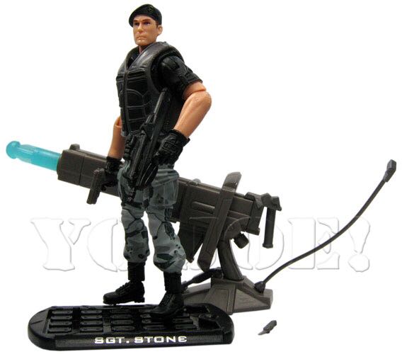 Sgt. Stone (Special Forces Commando) - Hasbro Toys (G.I. Joe: The Rise Of Cobra) action figure collectible [Barcode 653569403135] - Main Image 2