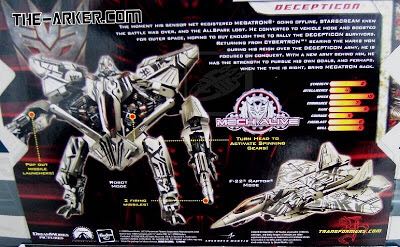ACTIONTransformers ROTF Starscream - Hasbro (Transformers Voyager Class) action figure collectible [Barcode 653569409038] - Main Image 2