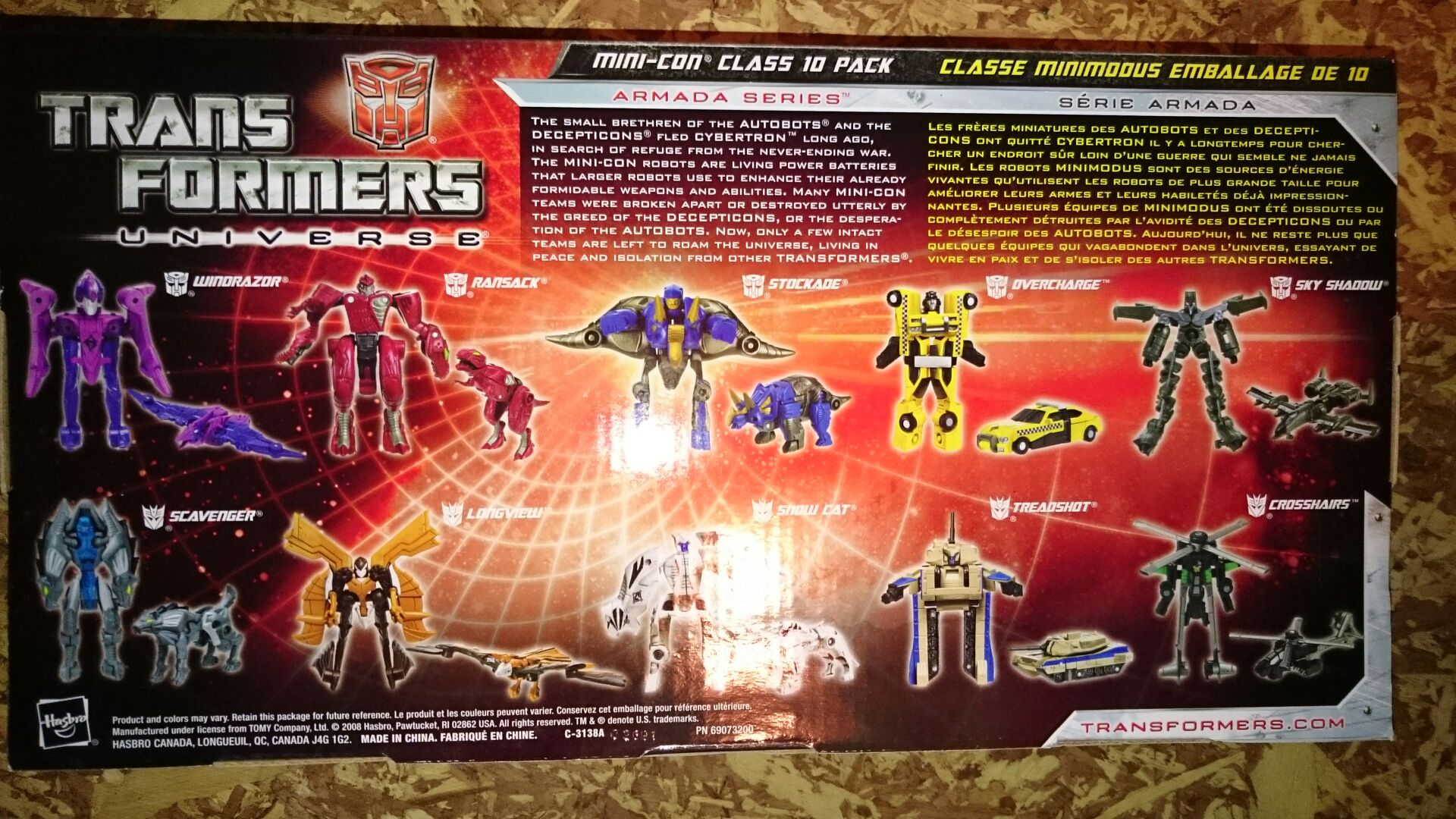 Hasbro Transformers Universe 25th Anniversary Armada Series Mini Con Class...  (Transformers 25th anniversary) action figure collectible [Barcode 653569411017] - Main Image 2