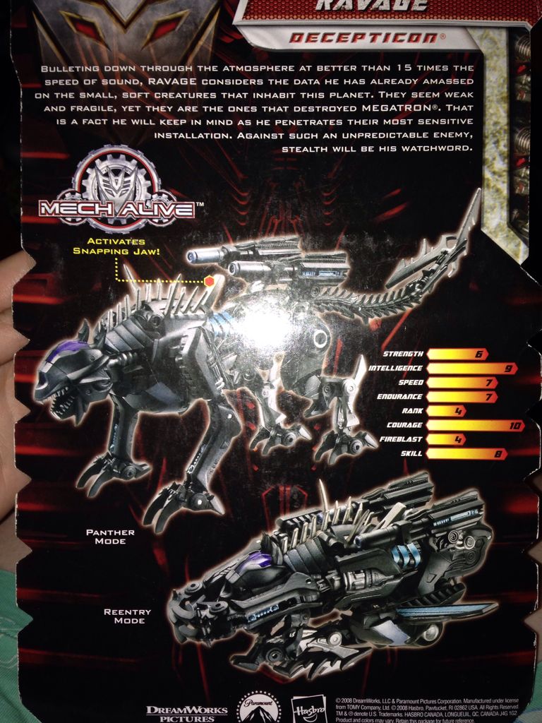 Ravage - Deluxe Class - Hasbro (Transformers) action figure collectible [Barcode 653569415862] - Main Image 2
