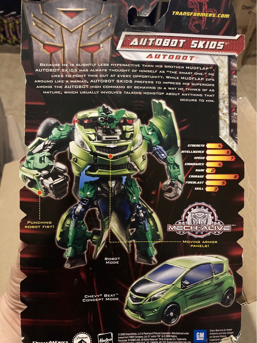 Skids - Deluxe Class - Hasbro (Transformers) action figure collectible [Barcode 653569415909] - Main Image 3