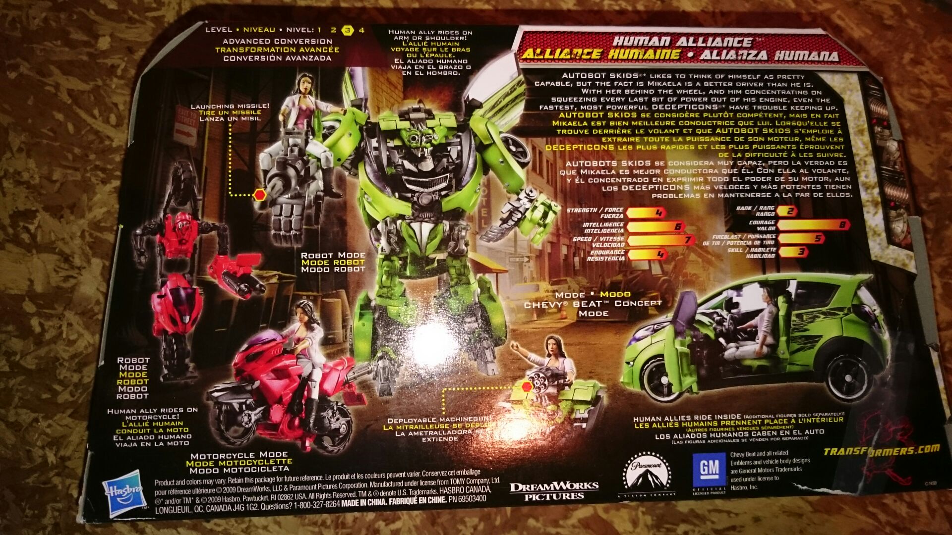 Skids and Arcee  (transformers ROTF) action figure collectible [Barcode 653569423850] - Main Image 2