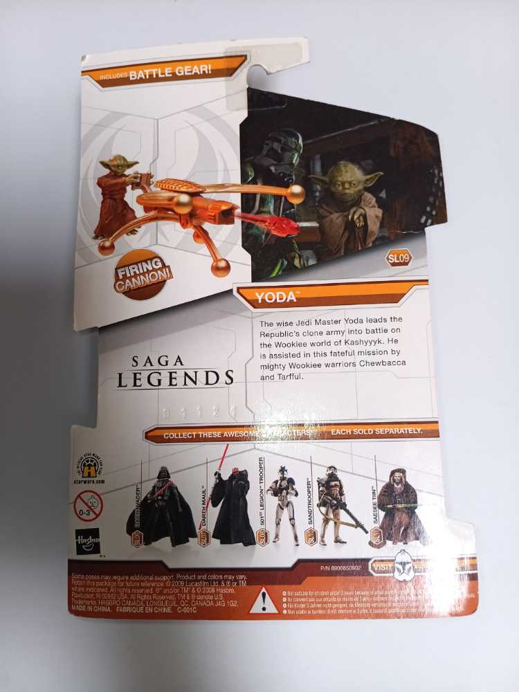 Yoda (Repack) - Hasbro (Attack Of The Clones) action figure collectible [Barcode 653569425403] - Main Image 2