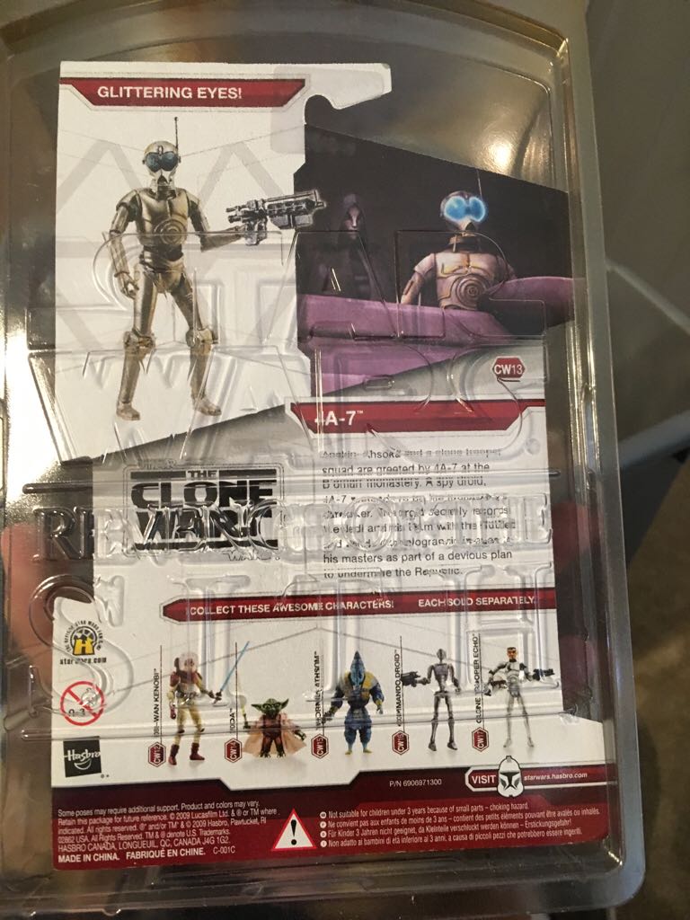 Star Wars : The Clone Wars : 4A-7 - Hasbro (Star Wars: Clone Wars: 3”) action figure collectible [Barcode 653569425700] - Main Image 2