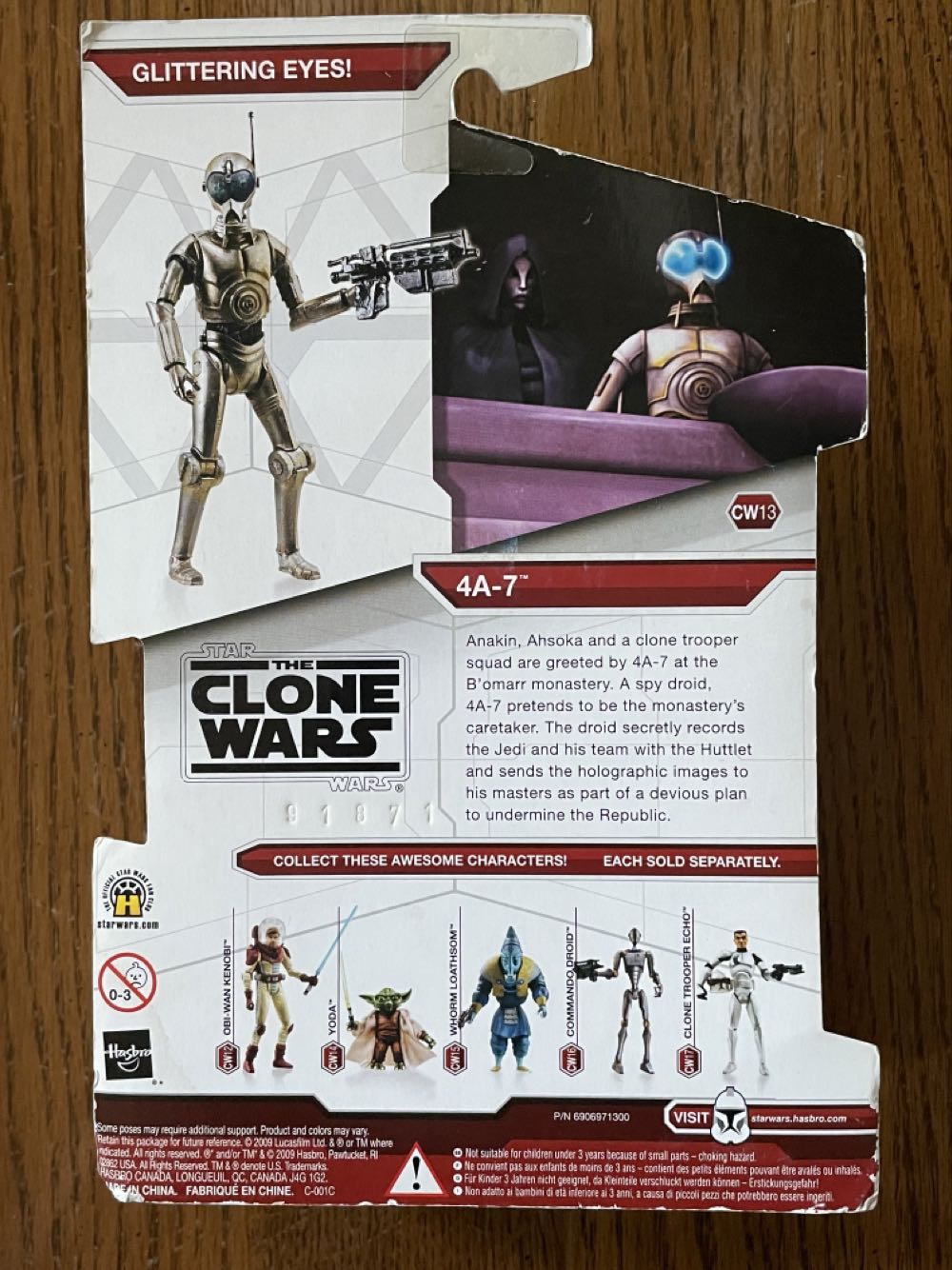 Star Wars : The Clone Wars : 4A-7 - Hasbro (Star Wars: Clone Wars: 3”) action figure collectible [Barcode 653569425700] - Main Image 4