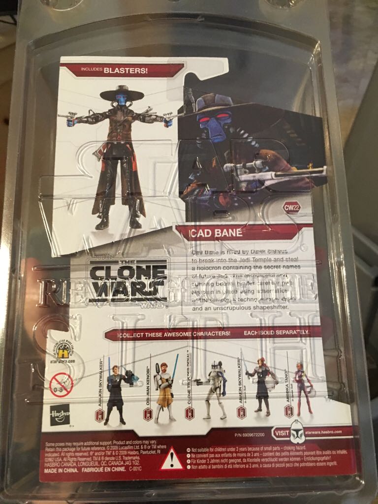 Cad Bane - Star Wars (The Clone Wars) - Hasbro (Star Wars) action figure collectible [Barcode 653569425908] - Main Image 2