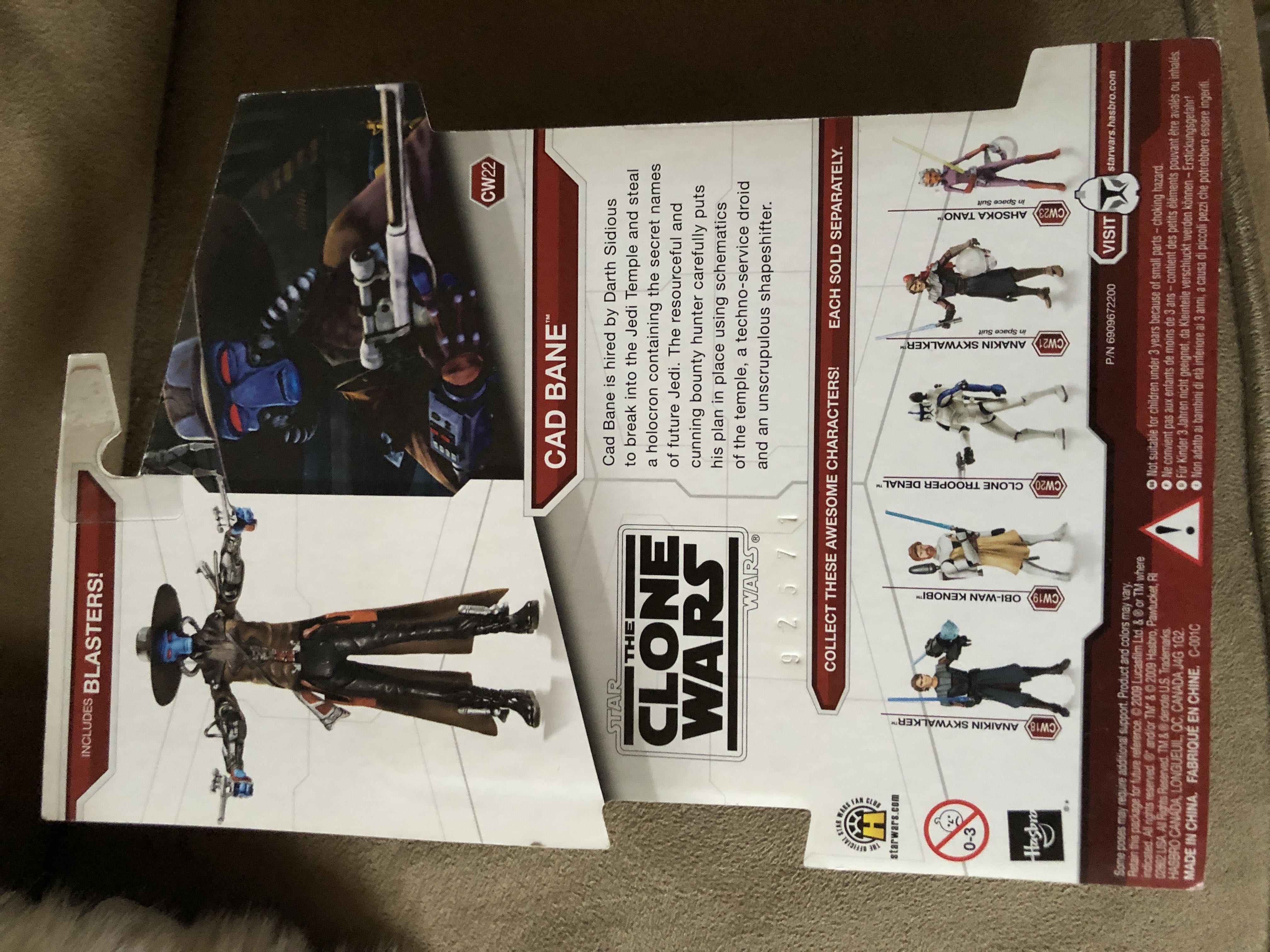 Cad Bane - Star Wars (The Clone Wars) - Hasbro (Star Wars) action figure collectible [Barcode 653569425908] - Main Image 3