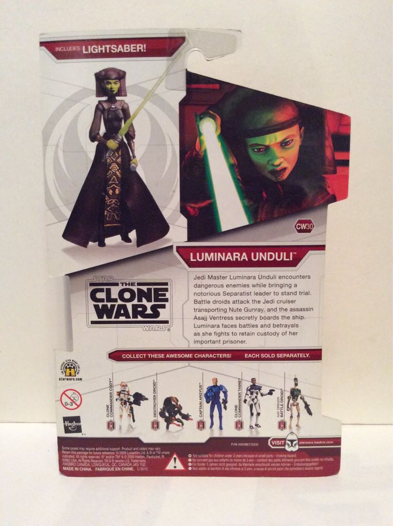 Legacy CW30 - Luminara Unduli - Hasbro (The Clone Wars) action figure collectible [Barcode 653569425922] - Main Image 2
