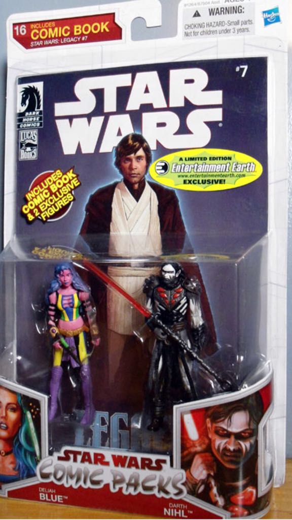 Deliah Blue & Darth Nihl 2-Pack - Hasbro (Star Wars: Expanded Universe) action figure collectible [Barcode 653569429159] - Main Image 2