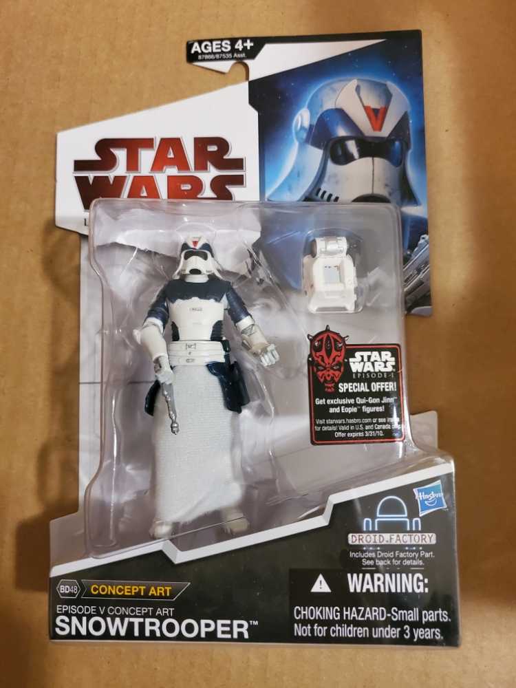 Snowtrooper (Episode V Concept) - Star Wars Legacy Collection - Hasbro (Star Wars) action figure collectible [Barcode 653569430322] - Main Image 3