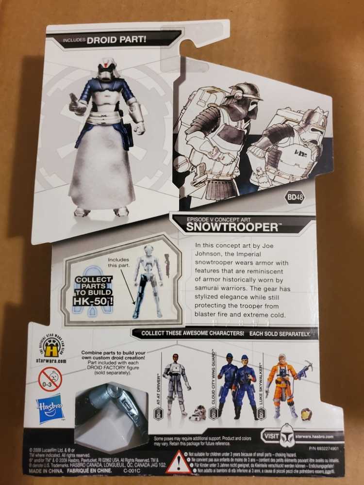 Snowtrooper (Episode V Concept) - Star Wars Legacy Collection - Hasbro (Star Wars) action figure collectible [Barcode 653569430322] - Main Image 4