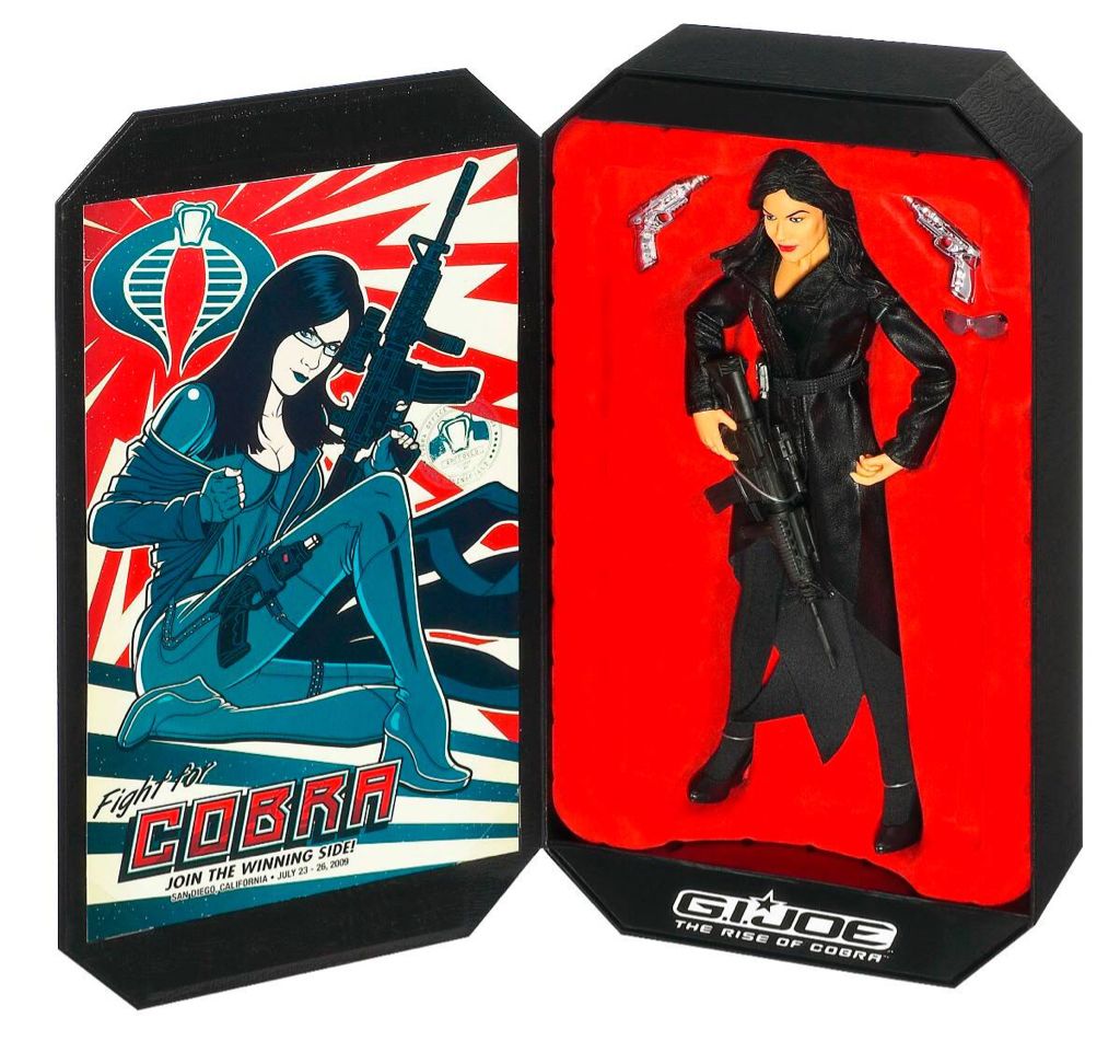 G.I.Joe Rise of Cobra Baroness SDCC 2009 Hasbro Action Figure NIB - Hasbro (G.I. Joe Rise Of Cobra) action figure collectible [Barcode 653569434429] - Main Image 2