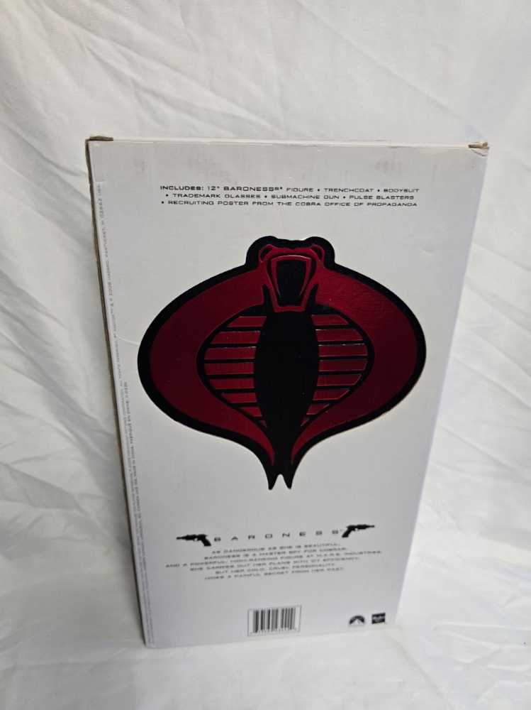 G.I.Joe Rise of Cobra Baroness SDCC 2009 Hasbro Action Figure NIB - Hasbro (G.I. Joe Rise Of Cobra) action figure collectible [Barcode 653569434429] - Main Image 3